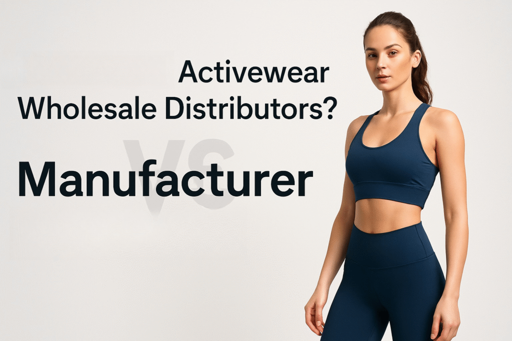 Looking for Activewear Wholesale Distributors? Manufacturer is Better!