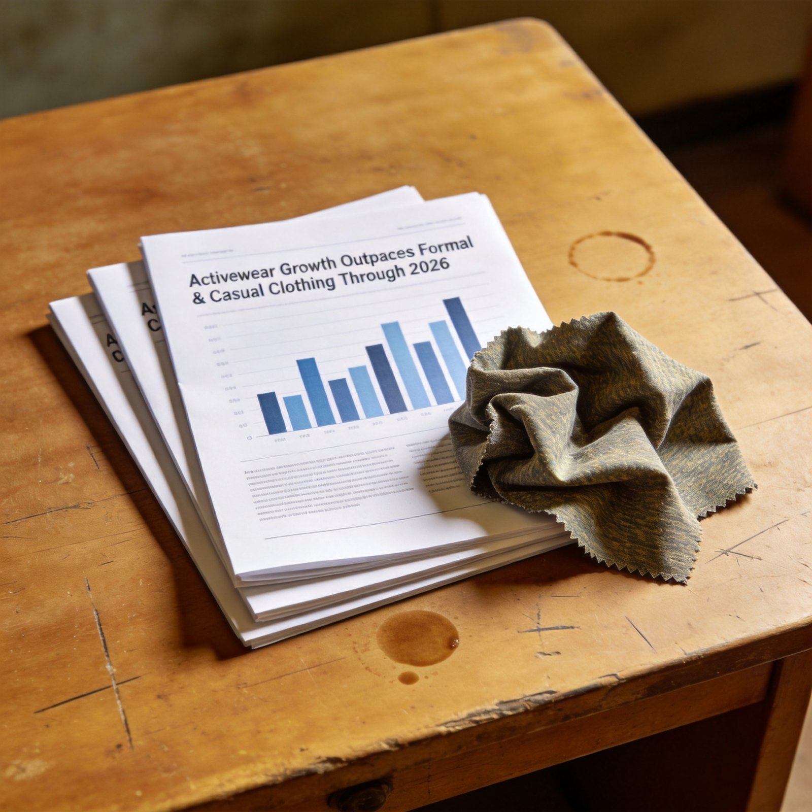 Apparel growth comparison report showing activewear as fastest growing category 2026