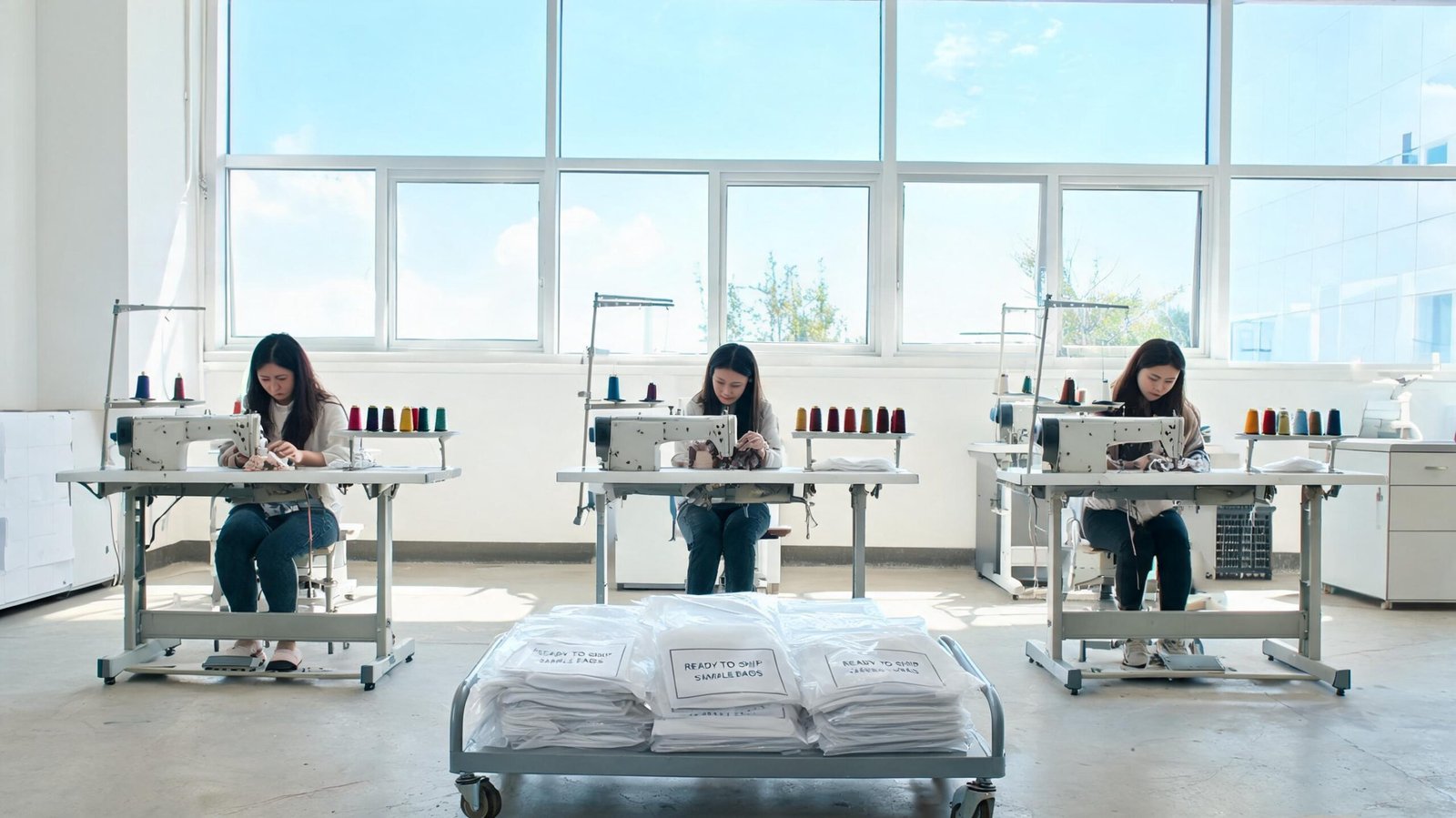 Ethical nearshore clothing factory producing fast, high-quality clothing samples